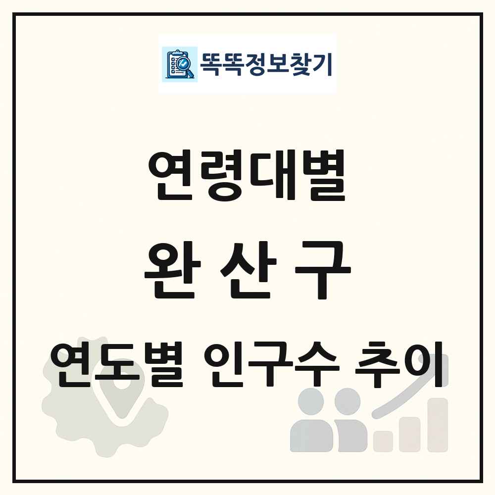 완산구 생애주기별 인구수 링크 그림
